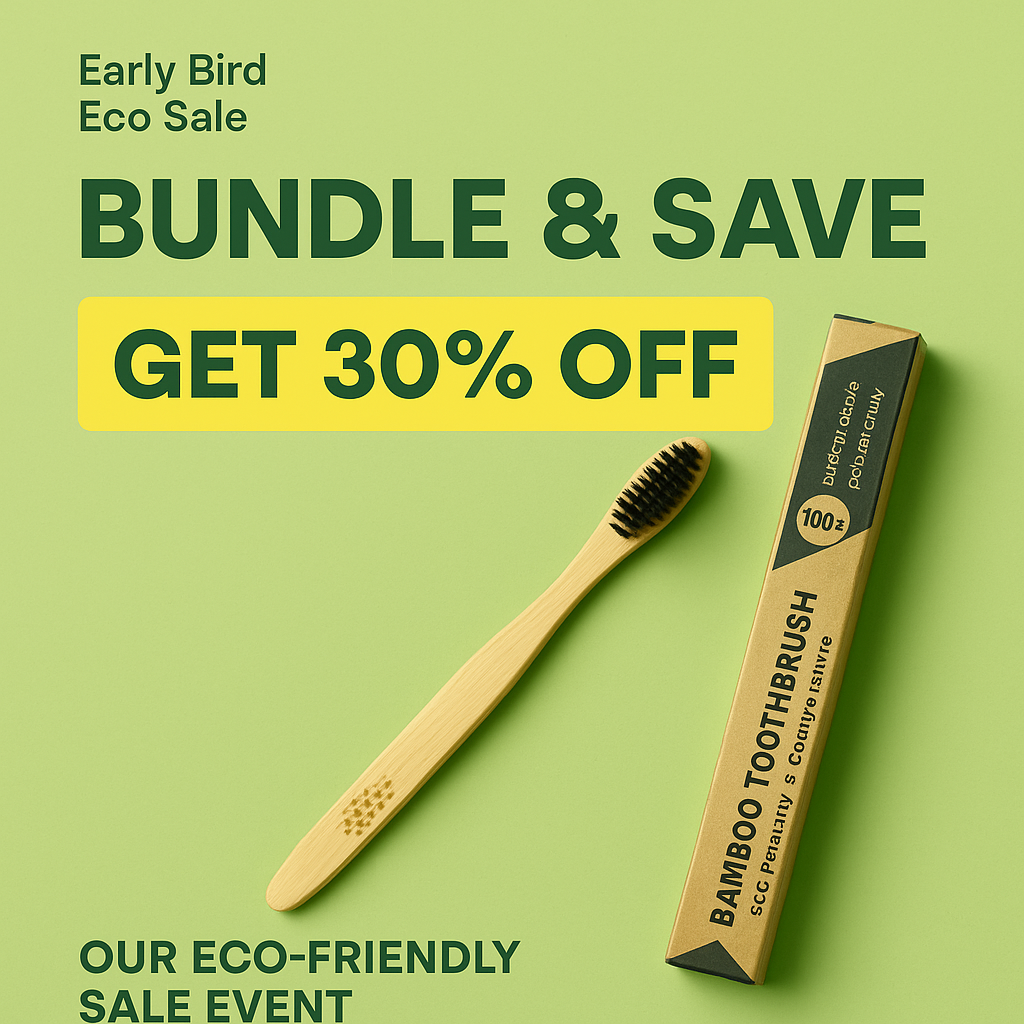 100% organic Bamboo Toothbrush