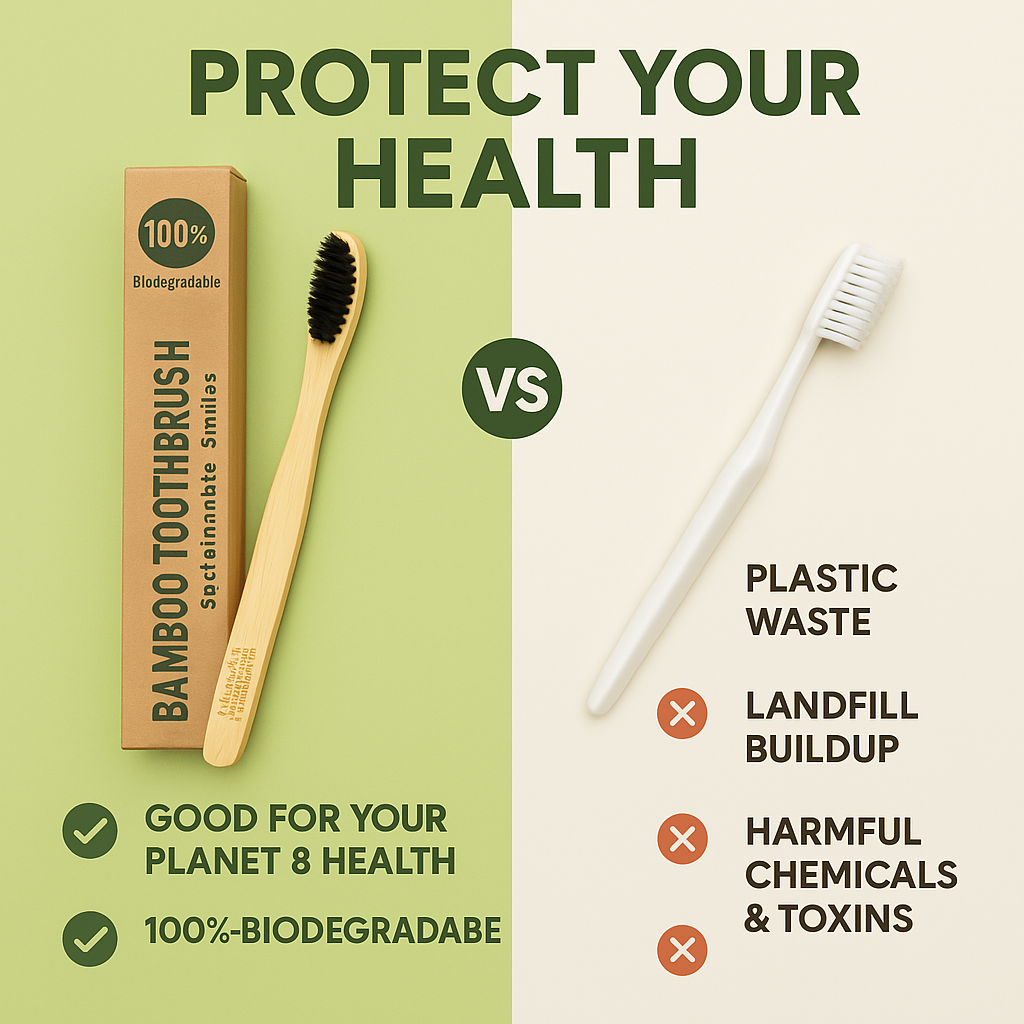 100% organic Bamboo Toothbrush